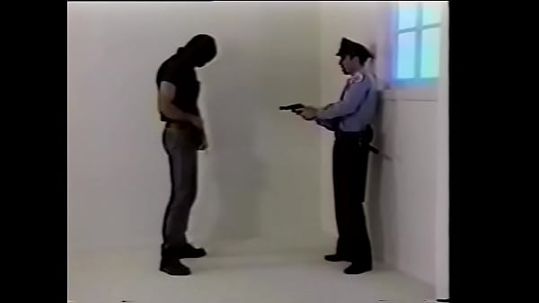 Naughty realtor in black mask was caught in the act by police officer in the house for sale and he had to splin cop’s buns with his massive tool