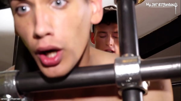 TWINK MONSTER COCK uses his Czech slave as his boy toy ruining his HOLE