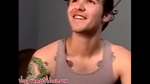 Young inked dude jacks off and receives blowjob from old man